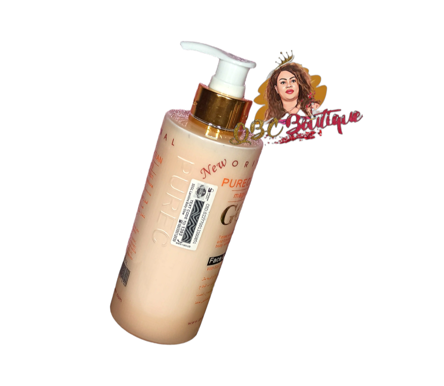 New original Purec Egyptian magic GOLD whitening lotion 300ml 1pcs image 2