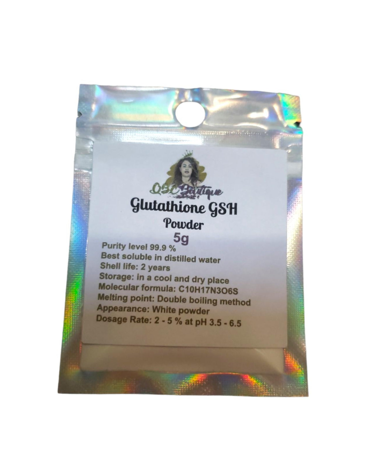 L-Glutathione/ or GSH 99.9% pure whitening powder for DIY skin care formulation image 3