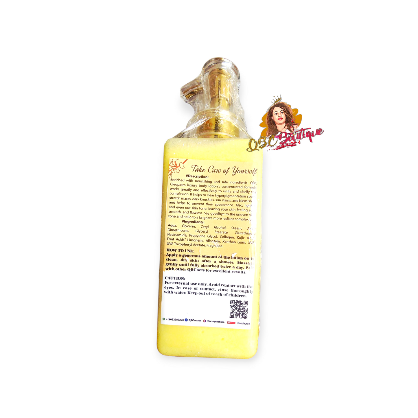 QBC Luxury Mega White 2 set Lotion and Booster Serum