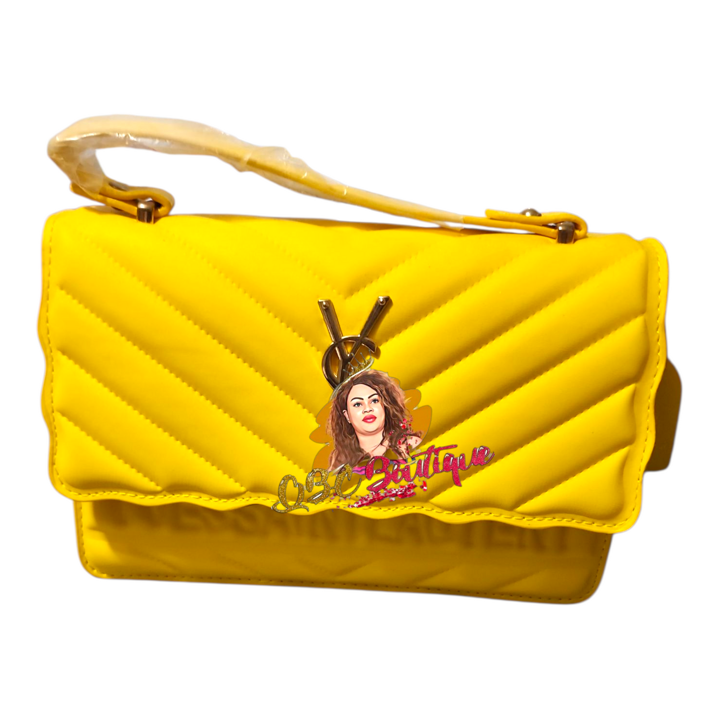 Lady Classic Bag Suitable for Hand and Shoulder Yellow