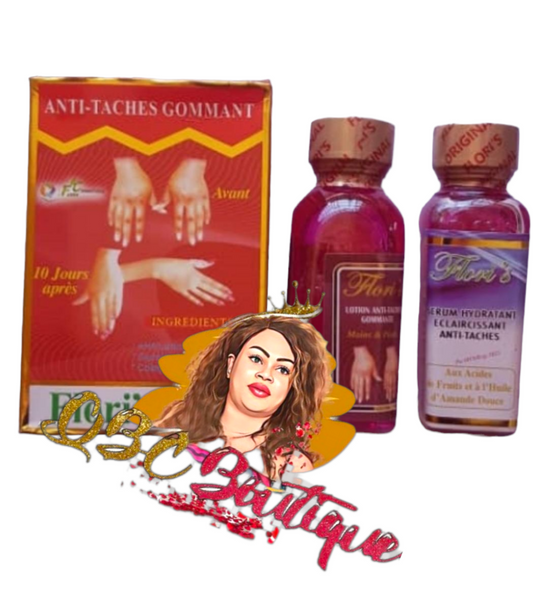 Flori' S Duo Anti-Taches Gommant Serum and Lotion for hand elbows knees  image 0