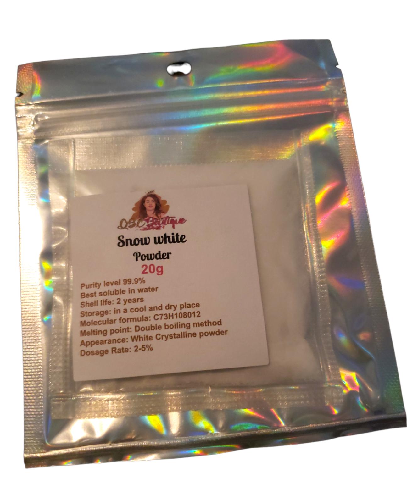 Snow white powder 99.9% pure Cosmetics Raw Material Skin lightening powder image 3
