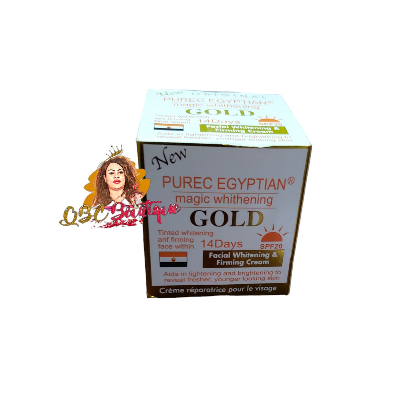 Original purec Egyptian magic gold facial whitening and firming cream image 1