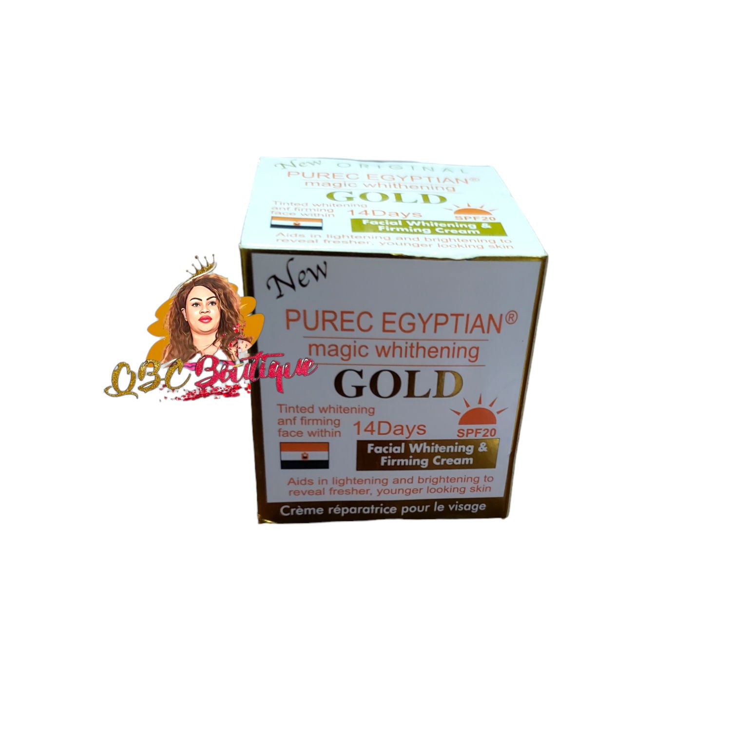 Original purec Egyptian magic gold facial whitening and firming cream image 1