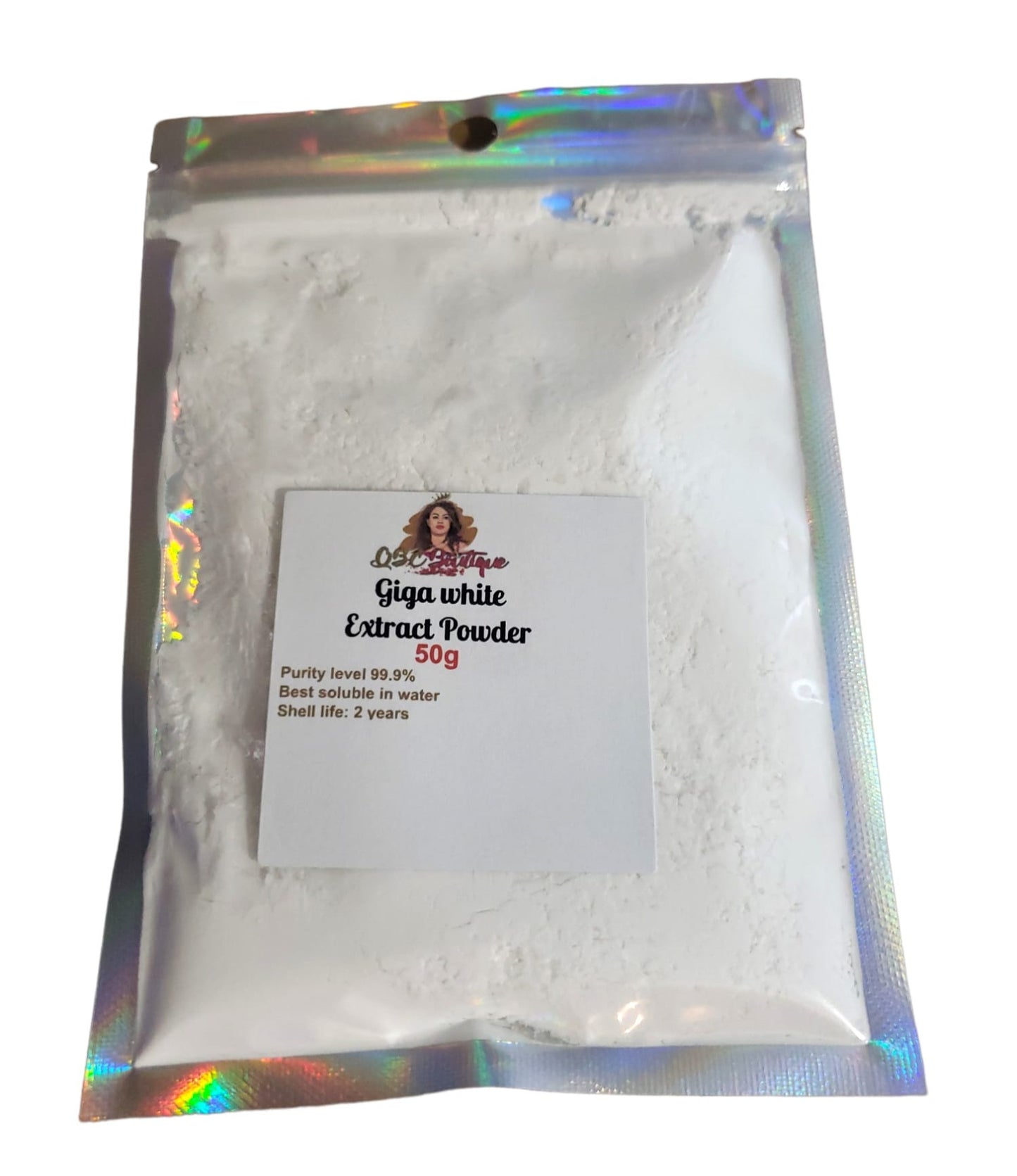 Giga White powder 99.9% pure skin lightening cosmetics raw material image 1