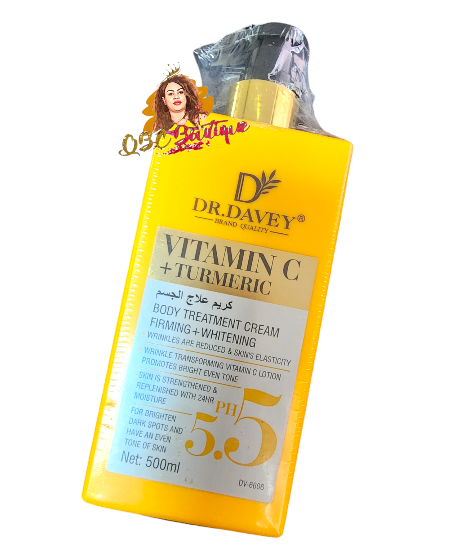DR. Davey Vitamin C Plus tumeric body lotion firming and whitens  image 2