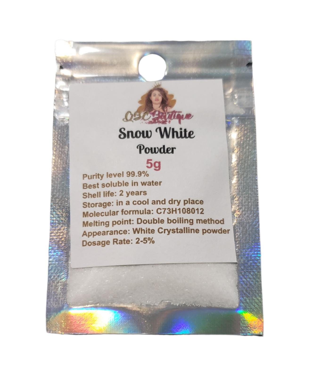 Snow white powder 99.9% pure Cosmetics Raw Material Skin lightening powder image 5