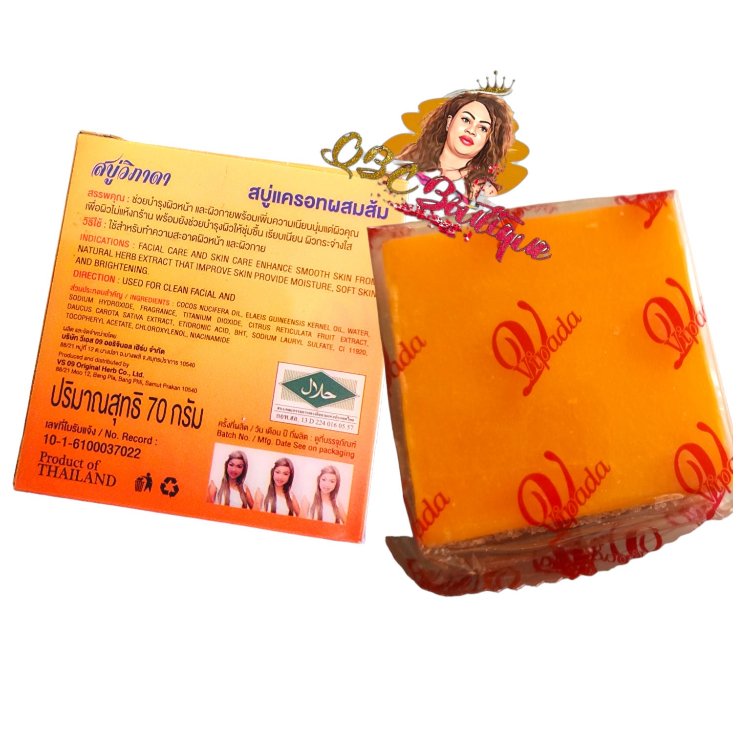 Vidapa carrot orange facial soap image 1