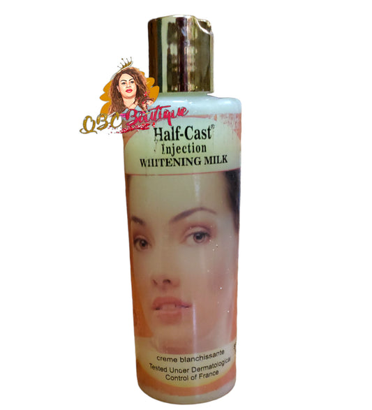 Halfcast injection whitening milk 200ml small but effective  image 0