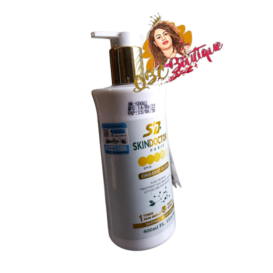 Original skin Doctor paris organic Glow treatments & brightening lotion. 400ml image 0