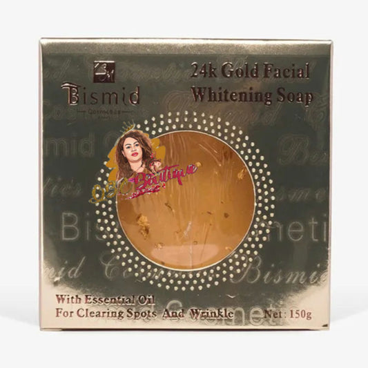 Bismid 24K Gold facial whitening luxurious treatment  and wrinkles free soap image 0