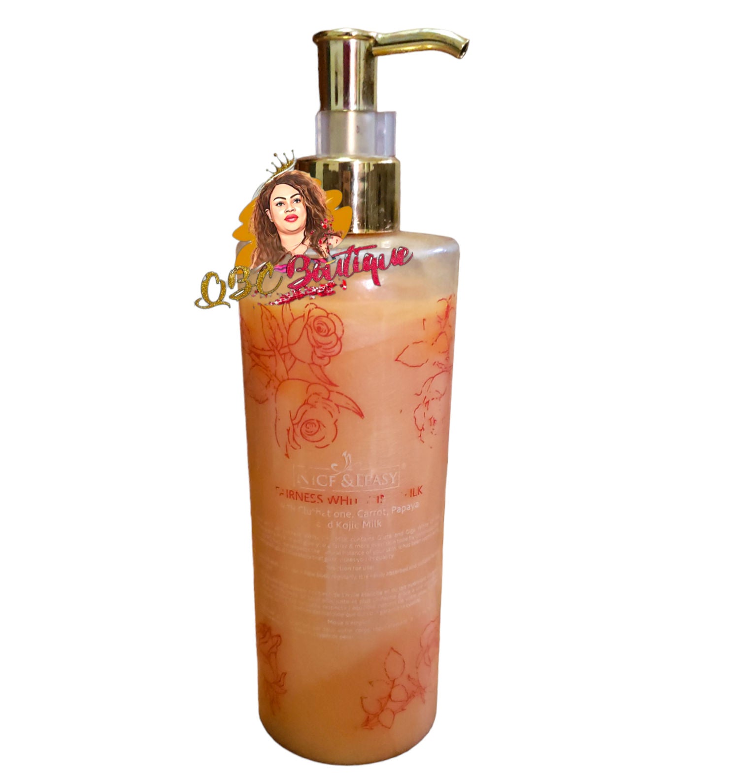 Nice and Easy Fairness whitening milk with glutathione carrots papaya kojic  image 1