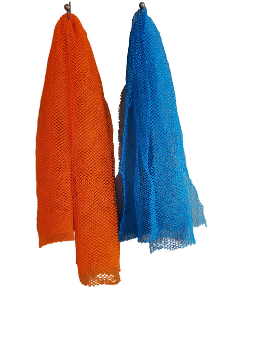 African Bath Sponge Long  Exfoliating Net Body Scrubber image 0