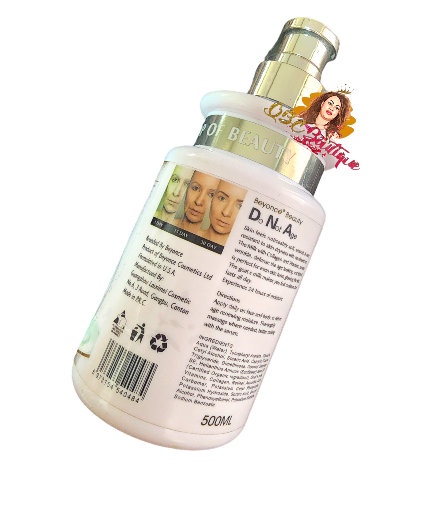 Do Not Age Beyonce beauty milk age perfector winkles and even tone 500ml image 3