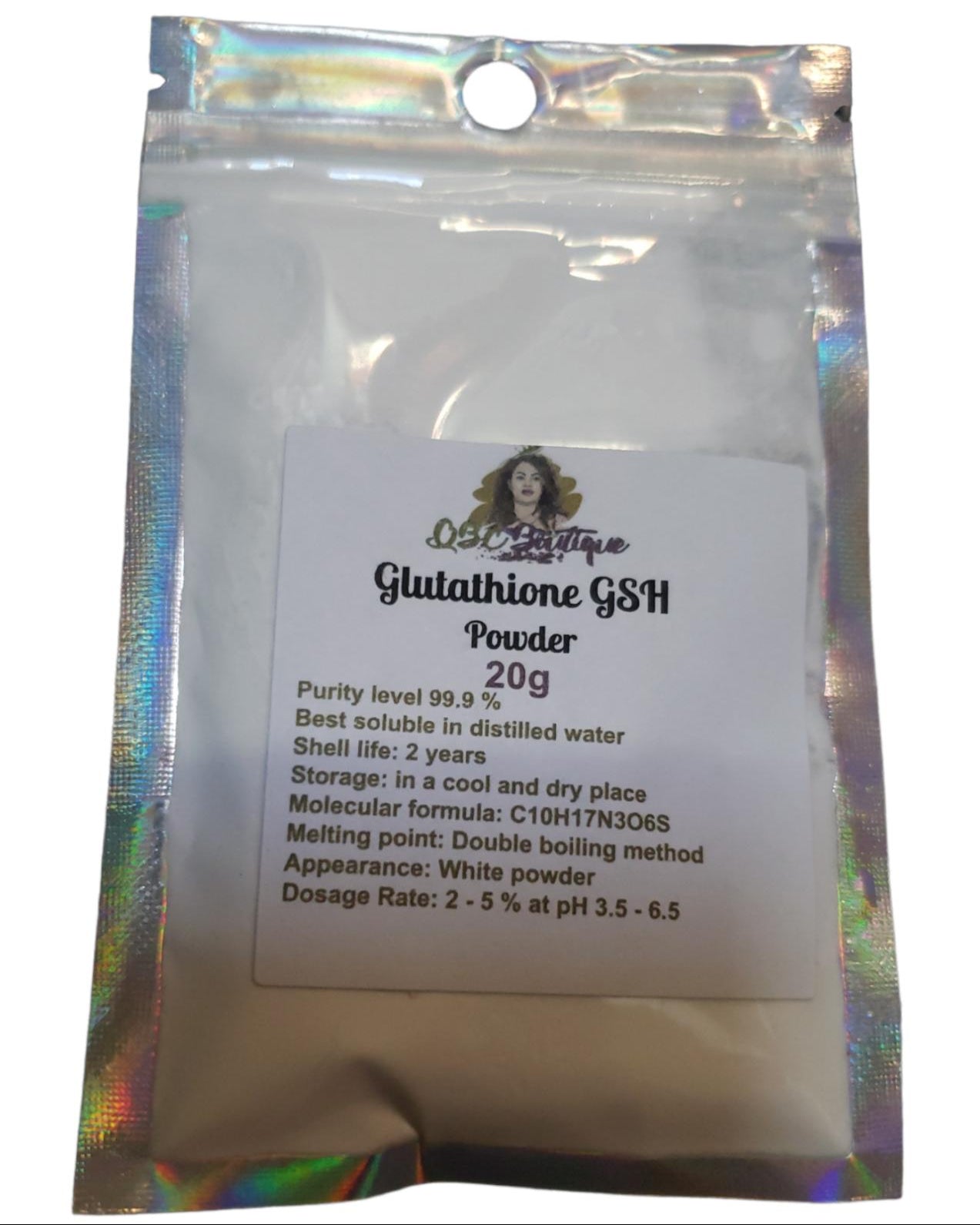 L-Glutathione/ or  GSH 99.9% pure whitening powder for DIY skin care formulation image 5