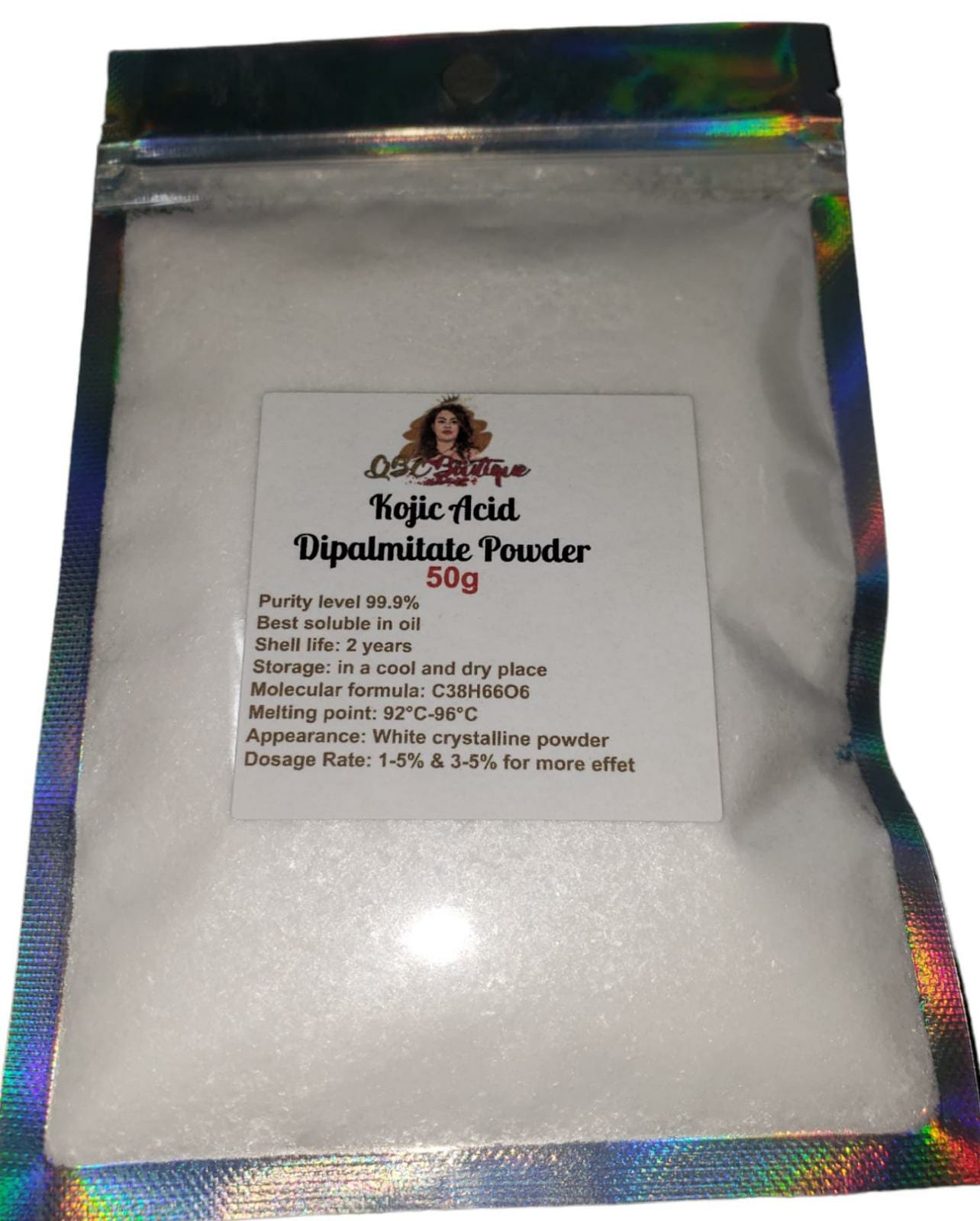 Kojic Acid Dipalmitate Powder (KAD) skin lightening powder for professional 99.% image 2