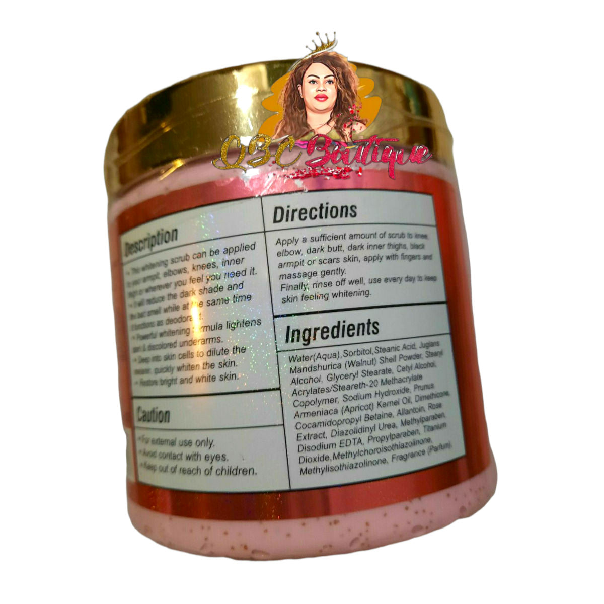 VEET Gold whitening anti-dark knuckles scrub & skin corrector 1pcs 500g jar image 1