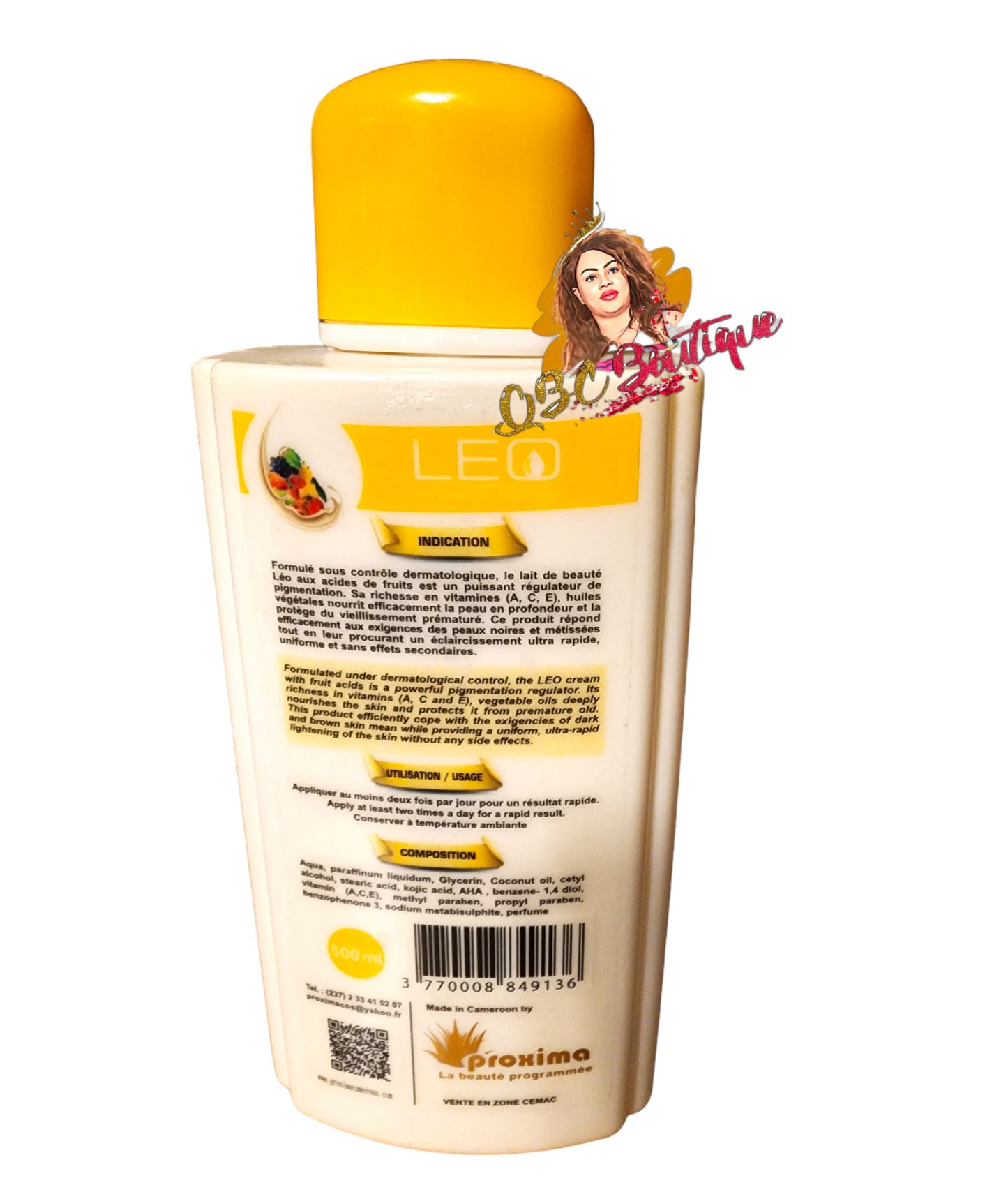 LEO beauty milk with fruit Acids ultra fast image 1