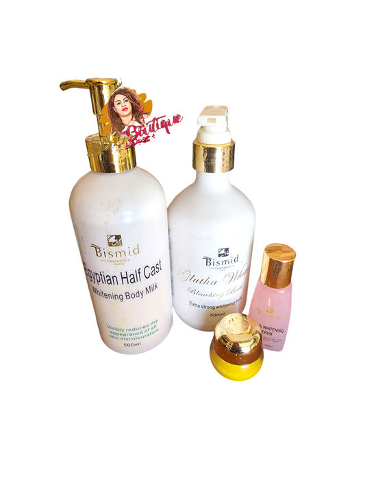 Bismid half-caste set gluta white serum and shower and 7 days Shirley set image 0