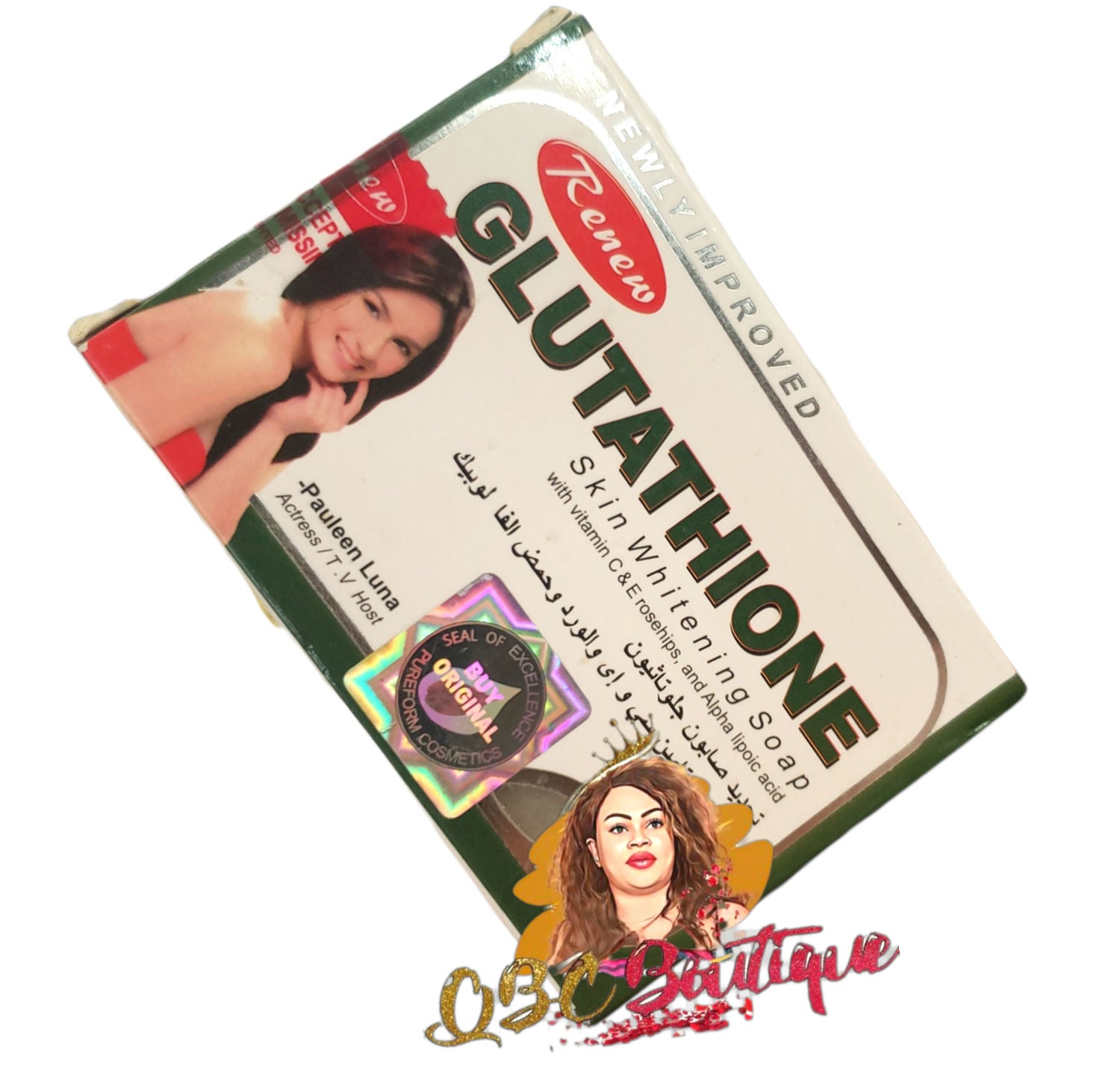 skin Doctor paris Gluta Glow lightening body milk set glutathione Soap and serum image 1