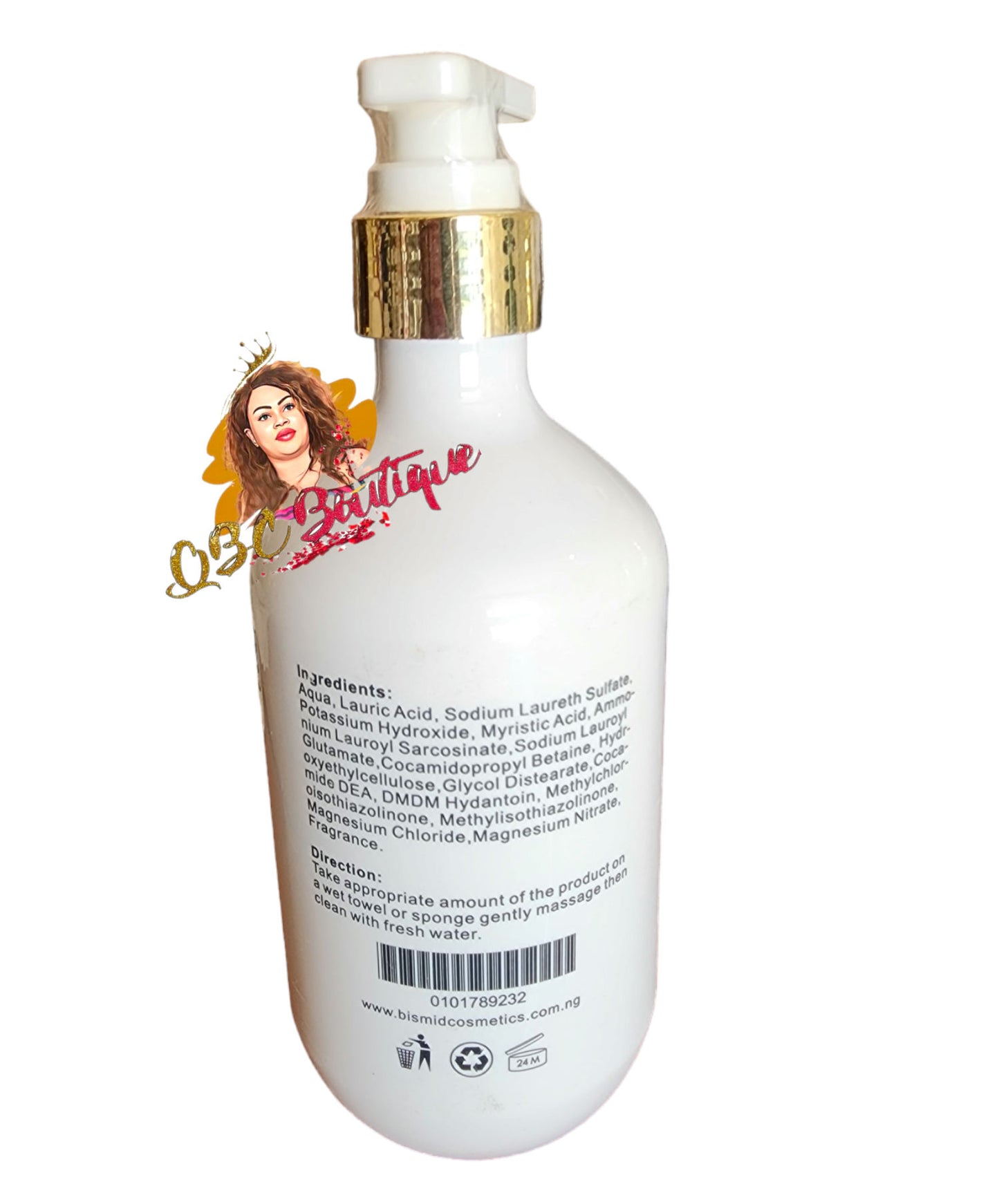 Bismid gluta white bleaching Bath extra strong whitening bath image 1