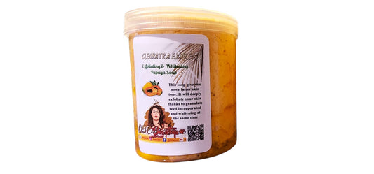 Cleopatra Expess Exfoliating & Whitening papaya Soap for fairer skin 500g