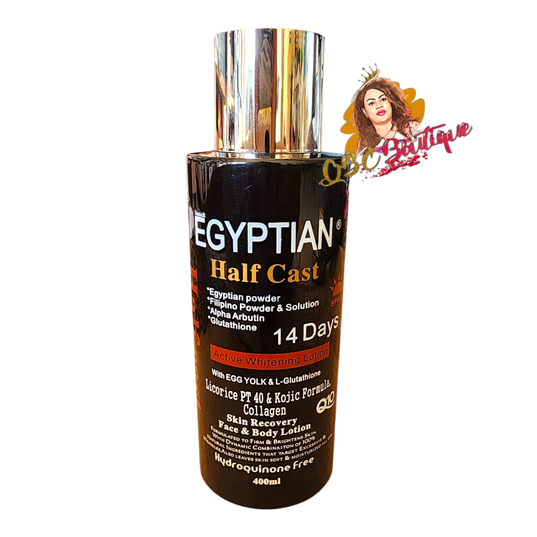 Egyptian Half Cast White Lotion With Egg Yolk & L-Glutathione 400ml