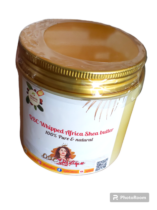 Natural and organic whipped African shea butter