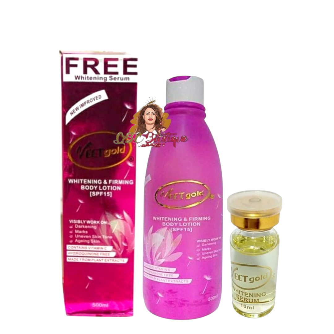 Veet gold white and firm body lotion 500ml with SPF15