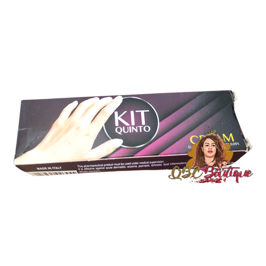 Abebi white Kit Quinto cream: Clears dark knuckles, elbows, toes, and knees safely