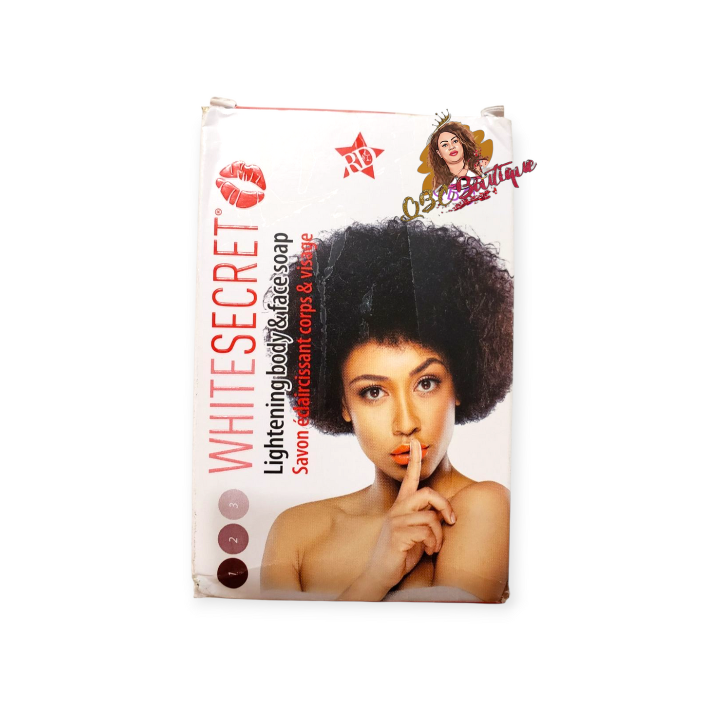 White secret body and facial Soap