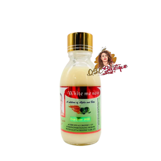 White me now hyaluronic Acid + UV Protect super effective Gluta Serum