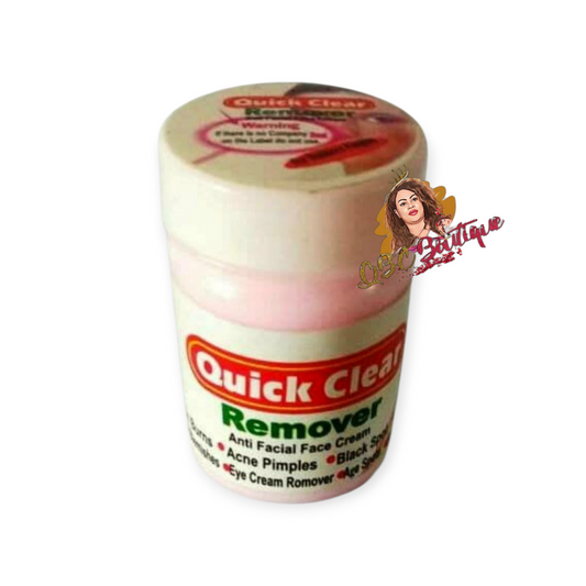 Quick Clear Face Cream Clears, Sunburn, spots, and facial Blemishes