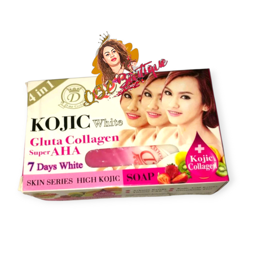 Kojic White Gluta Collagen Super AHA Soap 7/ Days White