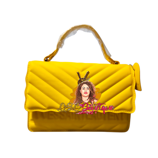 Lady Classic Bag Suitable for Hand and Shoulder Yellow