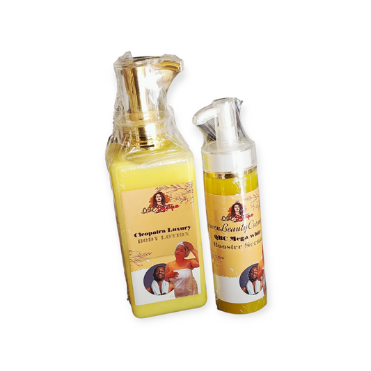QBC Luxury Mega White 2 set Lotion and Booster Serum