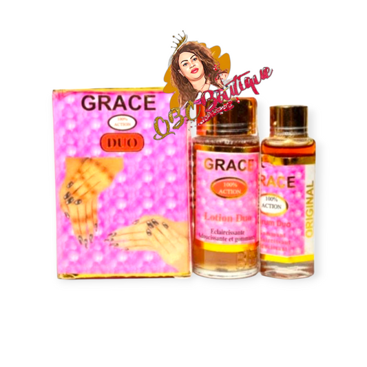 Grace duo Action effective 2 in 1 Lotion and serum.