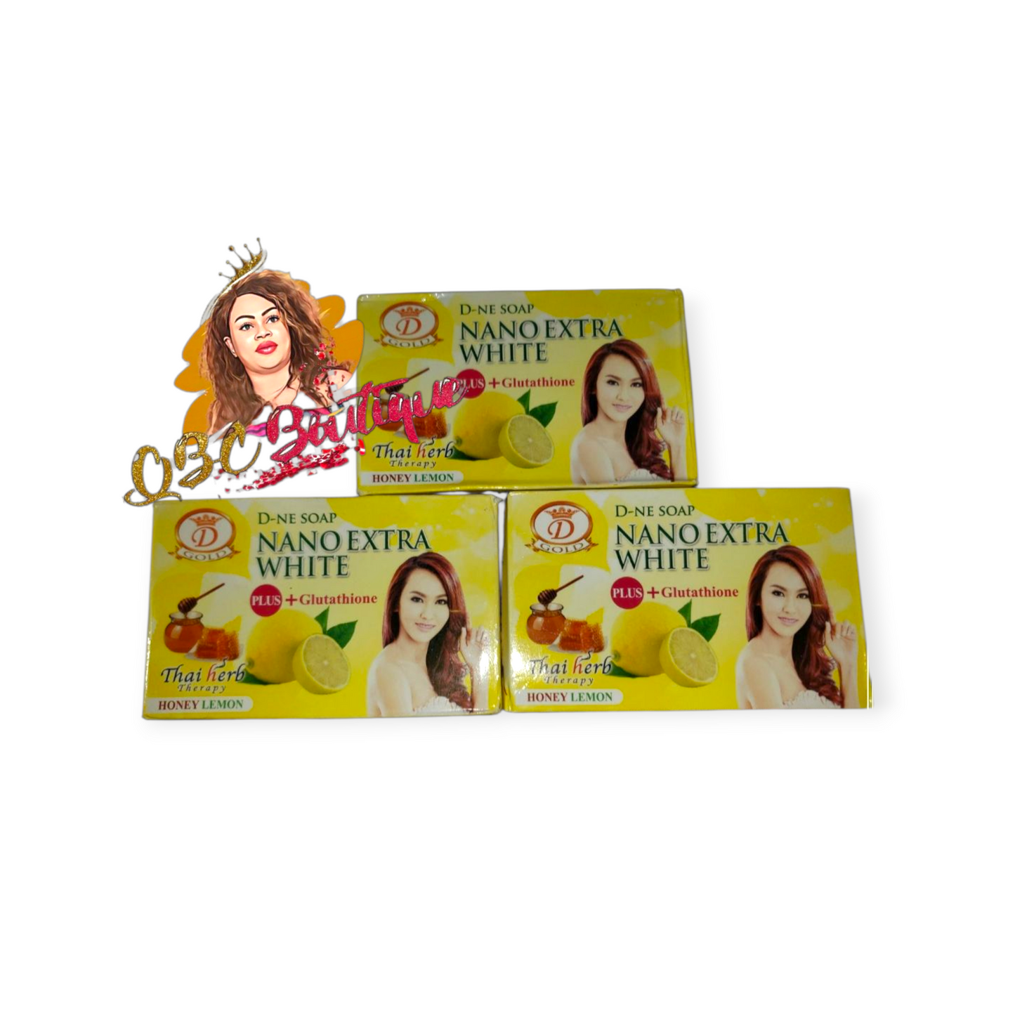 Nano Extra white plus Glutathione honey and lemon soap