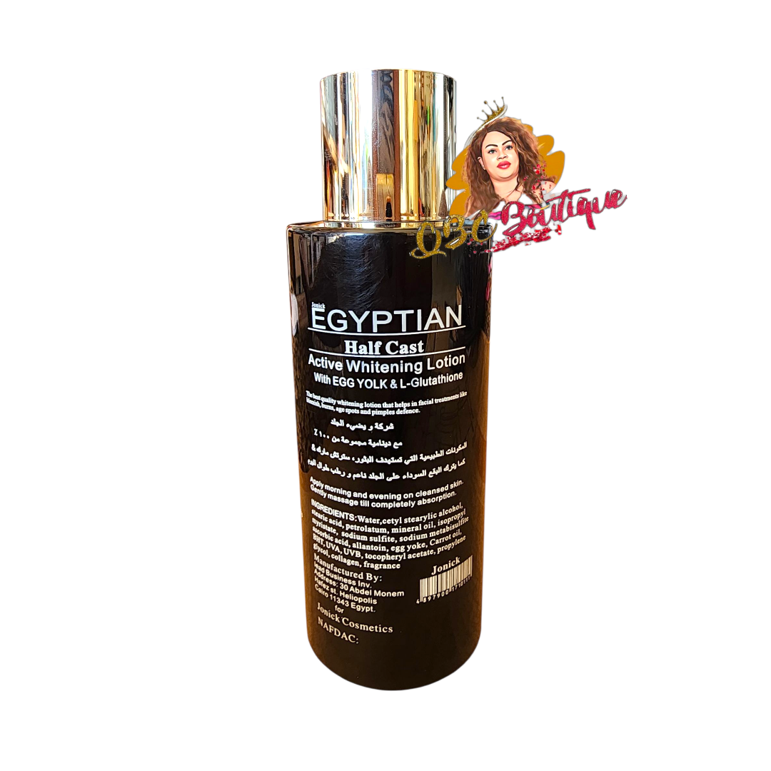 Egyptian Half Cast White Lotion With Egg Yolk & L-Glutathione 400ml